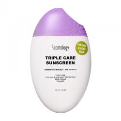 Facetology Triple Care Sunscreen for Oily Skin 40ml