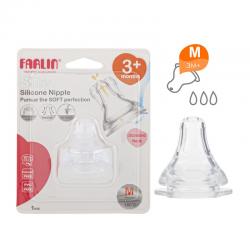 Farlin Silky Nipple Standard Neck M 1pc