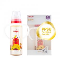 Farlin Silky PPSU Little Artist Standard Neck Feeding Bottle with Handle 240ml