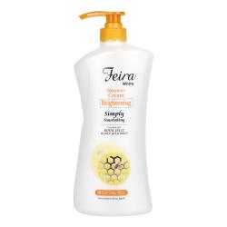 Feira Goats Milk Shower Cream Bottle Honey 1000ml