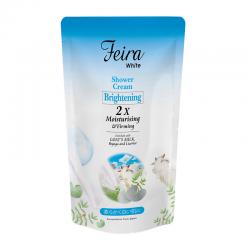 Feira Goats Milk Shower Cream Refill Pouch Goats Milk 850ml