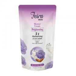 Feira Goats Milk Shower Cream Refill Pouch Rose 850ml