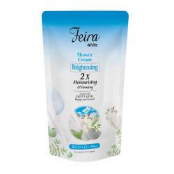 Feira Goats Milk Shower Cream Refill Pouch Goats Milk 450ml