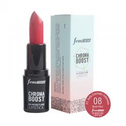 Fem Colour Chroma Boost Hi-Moisture Lipstick 08 Blush Red 3.8gr