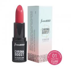 Fem Colour Chroma Boost Hi-Moisture Lipstick 01 Happy Pink 3.8gr