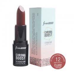 Fem Colour Chroma Boost Hi-Moisture Lipstick 12 Soft Choco 3.8gr