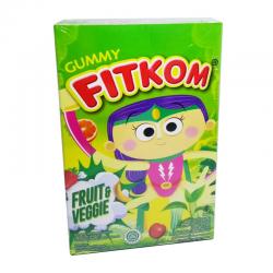 Fitkom Gummy Fruit and Veggie Box (4 Sachet @12gr)