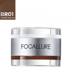 Focallure 2-in-1 Eyebrow Cream & Setting Gel 3D Pro-Shape FA23-BR01