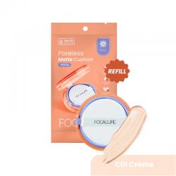 Focallure Refill Poreless Matte Cushion C01 Creme