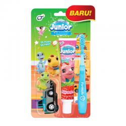 Formula Pasta Gigi Junior Rasa Pink Berry + Sikat Gigi