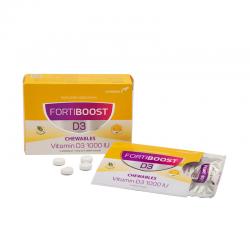 Fortiboost D3 1000 IU (5 Amplop @ 6 Tablet Kunyah)