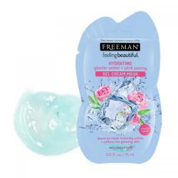 Freeman Gel Cream Mask Hydrating Glacier Water and Pink Peony (Sachet) 15ml (ED: Des 25)