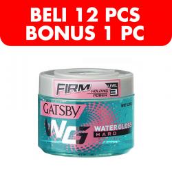 Gatsby Water Gloss Hard 150gr (BELI 12pcs BONUS 1pc)