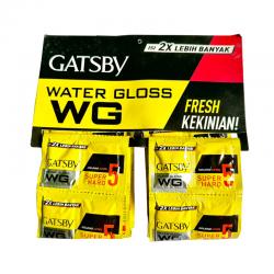 Gatsby Water Gloss Super Hard Double (12 Sachet @ 10gr)