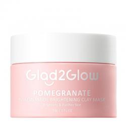 Glad2Glow Pomegranate Niacinamide Brightening Clay Mask 30gr