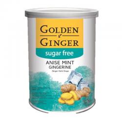 Golden Ginger Can Sugar Free Ginger Herb Drops Anisemint 100gr