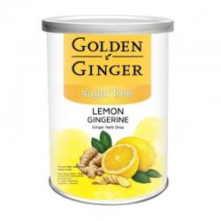 Golden Ginger Can Sugar Free Ginger Herb Drops Lemon 100gr