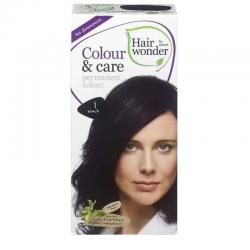 Hair Wonder Colour & Care Permanent Colour 1 Black 100ml