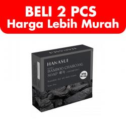 Hanasui Extra Bamboo Charcoal Soap With Scrub 60gr (Beli 2 Lebih Murah)