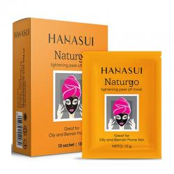 Hanasui Naturgo Black Peel Off Mask 10gr (1 Box isi 10 sachet)