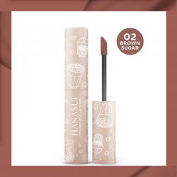 Hanasui Mattedorable Lip Cream Boba Edition 02 Brown Sugar 4gr