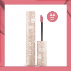 Hanasui Mattedorable Lip Cream Boba Edition 04 Pink Lava 4gr