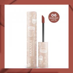 Hanasui Mattedorable Lip Cream Boba Edition 06 Hazelnut Latte 4gr
