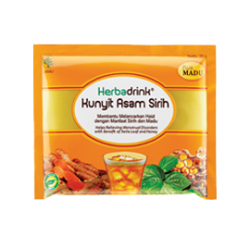 Herbadrink Kunyit Asam Sirih Plus Madu (5 Sachet @25gr)