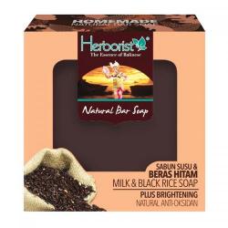 Herborist Natural Bar Soap Susu dan Beras Hitam 80gr (ED: Des 25)