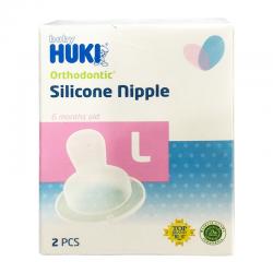 Huki Orthodontic Silicone Nipple 2s L
