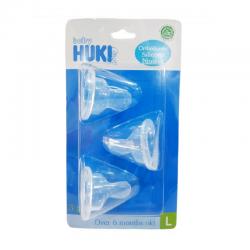 Huki Reguler Silicone Nipple Blister 3S L
