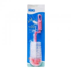 Huki Rotary Bottle and Nipple Brush Pink