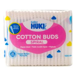 Huki Baby Cotton Buds Zak Spiral 100s
