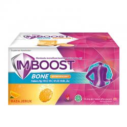 Imboost Bone Effervescent Rasa Jeruk Strip Box (10pcs @ 2 Tablet)