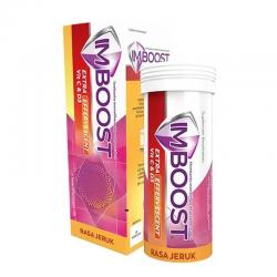 Imboost Effervescent Extra Vit C & D3 Rasa Jeruk 8 Tablet