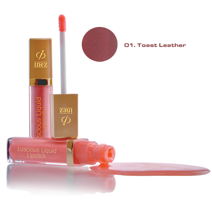 Jual Inez Kosmetik Luscious Liquid Lipstick Toast Leather