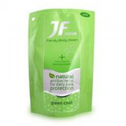 Jf Family Body Wash Green Cool Pouch 195ml