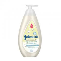 Johnsons Baby Top To Toe Cottontouch Hair and Body Baby Bath Pump Bottle 500ml