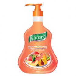 Klinsen Shower Scrub Peach Massage 1000ml (ED: Okt 22)