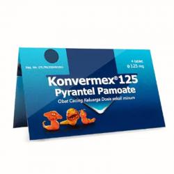 Konvermex 125mg 4 Tablet (ED: Okt 25)