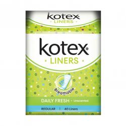Kotex Liners Daily Fresh Unscented 40s
