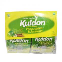 Kuldon Panas Dalam dan Sariawan Renceng (10 Strip @ 4 Tablet)