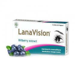 Lana Vision Billberry Extract (2 Strip @6 Kapsul)