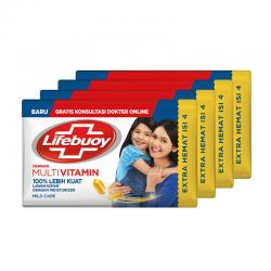 Lifebuoy Antibacterial Soap Mild Care (4X100gr)