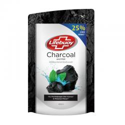 Lifebuoy Antibacterial Body Wash Charcoal and Mint Refill 450ml