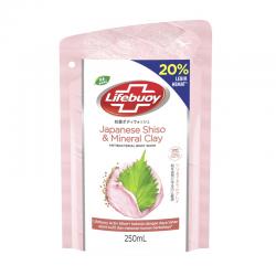 Lifebuoy Antibacterial Body Wash Japanese Shiso and Mineral Clay Refill 250ml