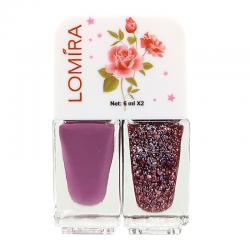 Lomira Nail Polish 2in1 Dual Color K206 (6x2ml)