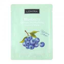 Lomira Sheet Essence Mask Blueberry Collagen Moisturizing 25gr