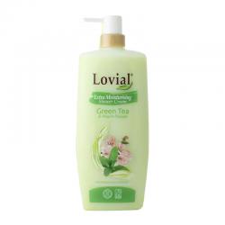 Lovial Shower Cream Green Tea and Peach Flower 1000ml