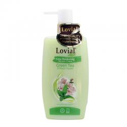 Lovial Shower Cream Green Tea and Peach Flower Pump 500ml